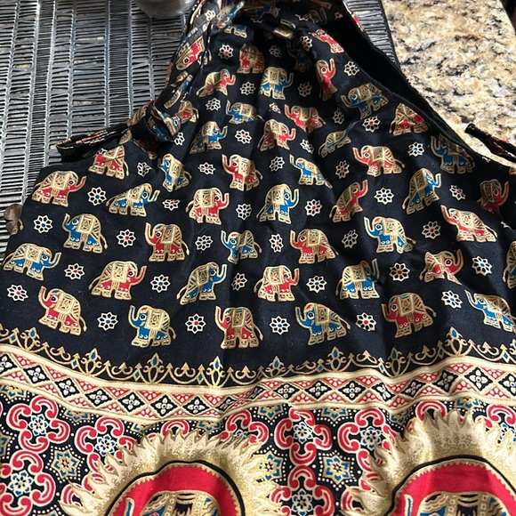 Tote elephant Egyptian bag shoulder bag - Picture 2 of 4